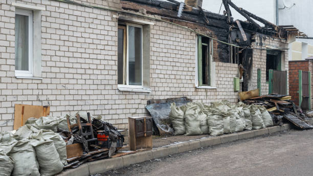 Professional Fire Damage Removal technician working in Fairfax, VA